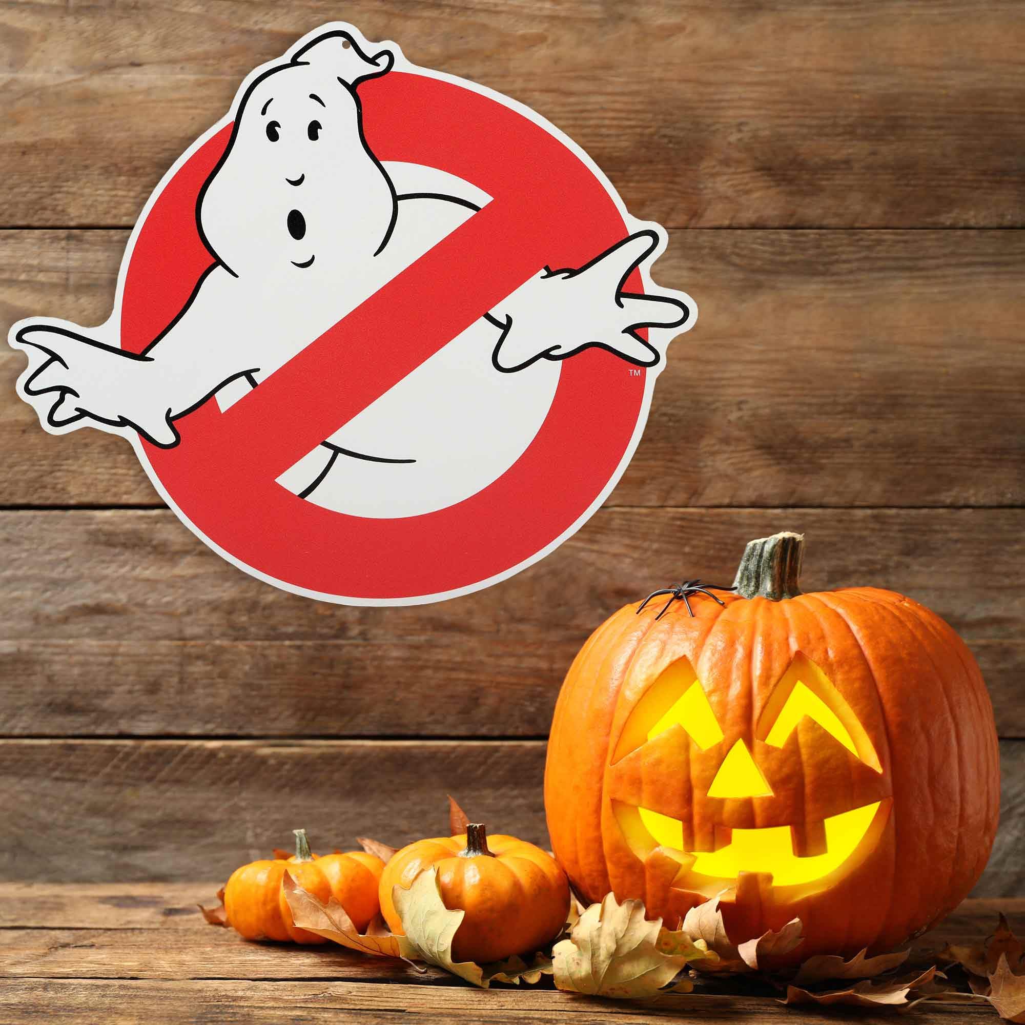 Ghostbusters classic logo metal sign