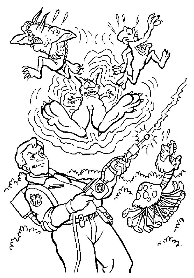 Coloring page ghostbusters movies