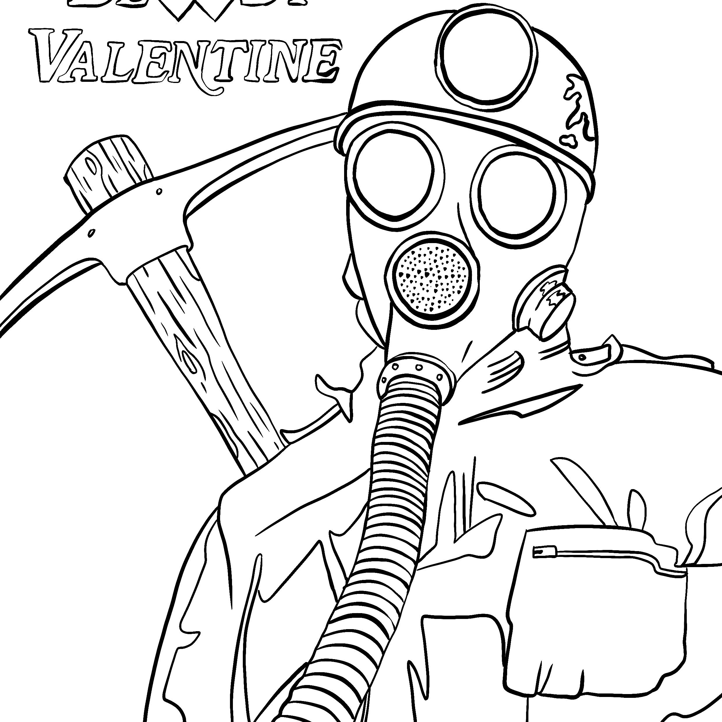 Scream ghostface colouring sheet downloadable pdf download now