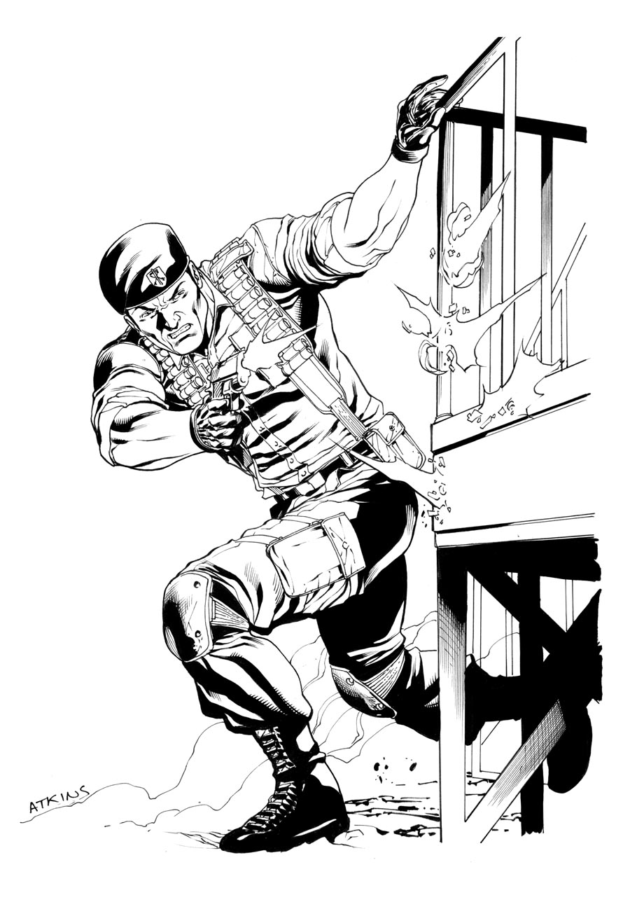 Robert atkins art gi joe flint