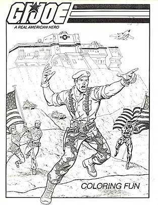 Sears expo gijoe coloring book
