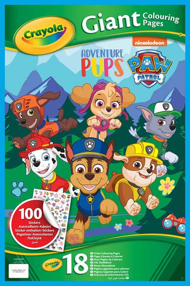 Giant loring pages paw patrol