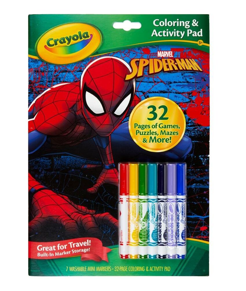 Spiderman color activity book â awesome toys gifts