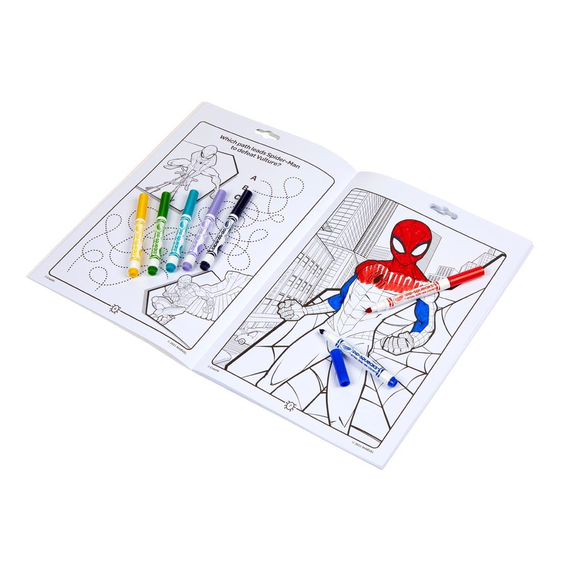 Spiderman color activity book â awesome toys gifts