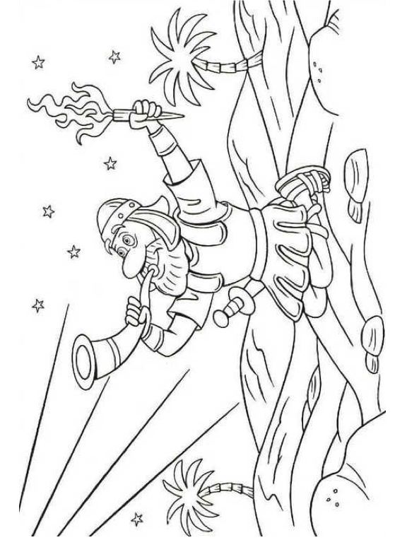 Gideon coloring page
