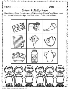 Weekly bible lessons gideon by homeschooling by heart tpt