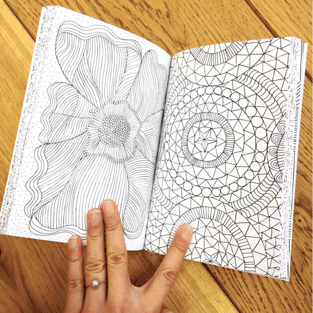 The mindfulness colouring book â emma farrarons illustration