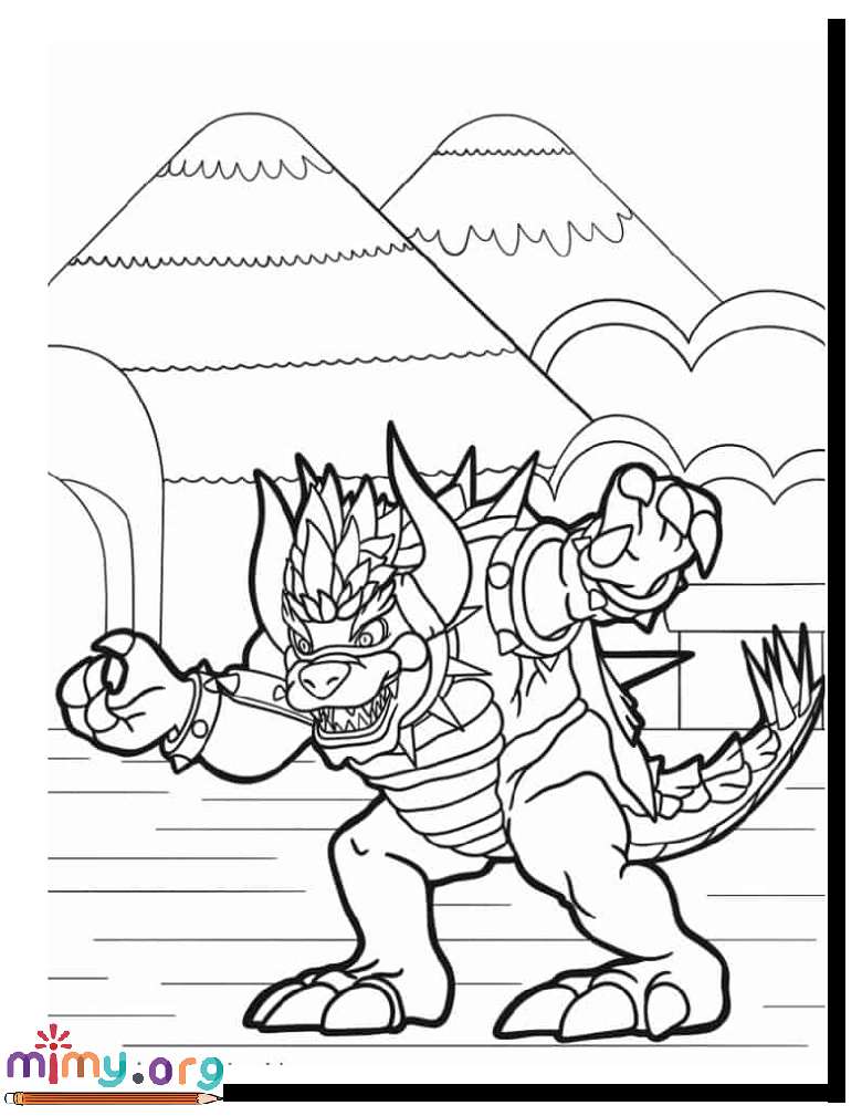 Unleash your creativity with bowser coloring pages a joyful journey into the koopa kingdom