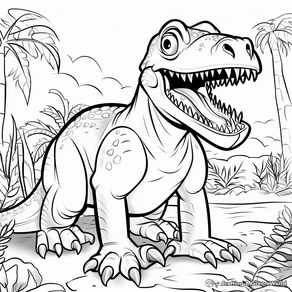 Giganotosaurus coloring pages