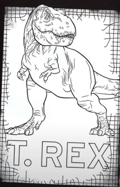 Jurassic world dominion pages jurassic world dinosaur t dinosaur coloring
