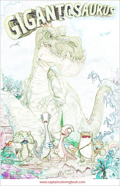 Gigantosaurus coloring page