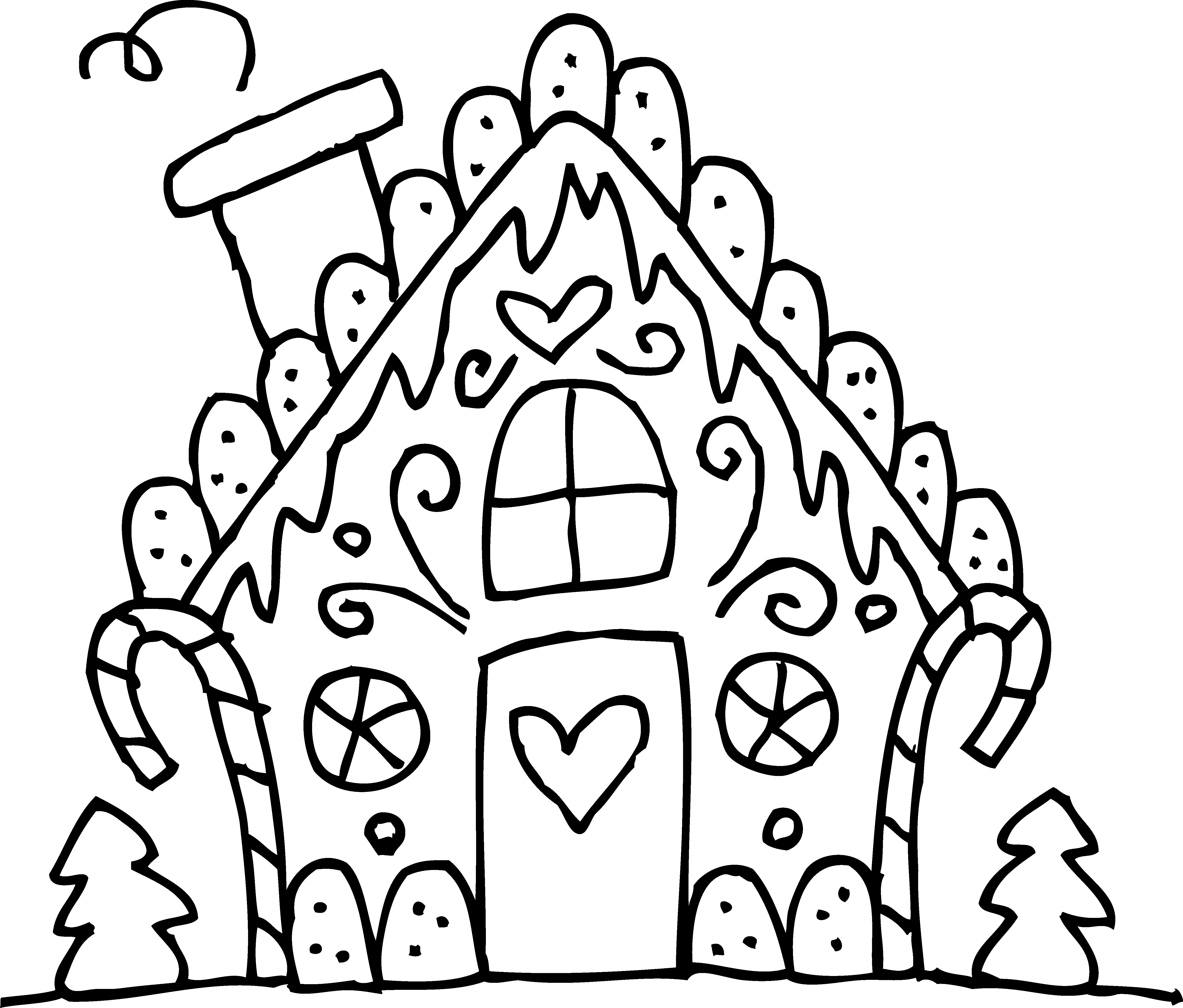 Gingerbread house clip art black and white printable christmas coloring pages gingerbread man coloring page christmas coloring pages