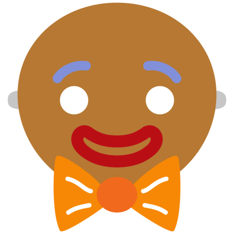 Gingerbread mask template free printable papercraft templates