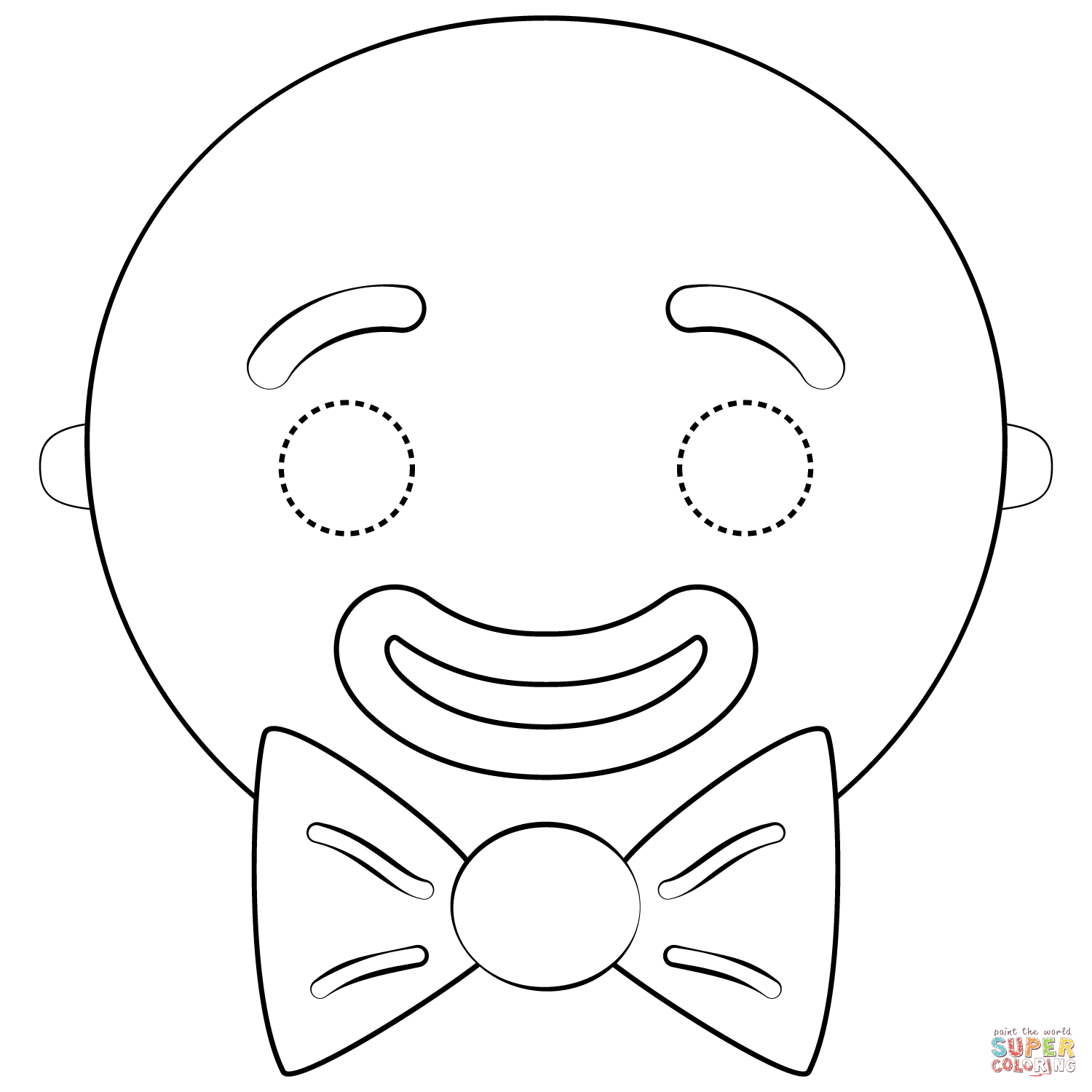 Gingerbread mask coloring page free printable coloring pages