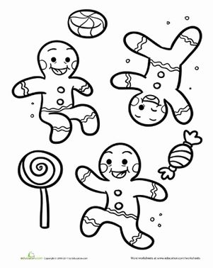 Gingerbread men worksheet education gingerbread man coloring page christmas coloring pages coloring pages winter