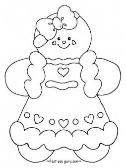 Printable gingerbread girl coloring pages for kidsprint out christâ gingerbread man coloring page printable christmas coloring pages christmas coloring sheets