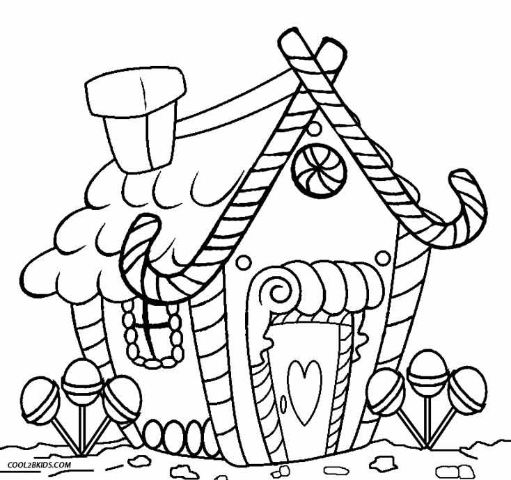 Printable gingerbread house coloring pages for kids coolbkids gingerbread man coloring page house colouring pages coloring pages