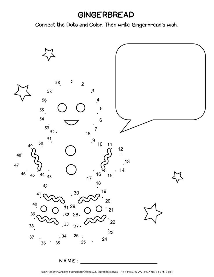 Christmas dot to dot gingerbread man free worksheet planerium worksheets free free printable worksheets dots