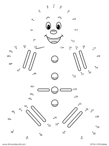 Gingerbread man dot