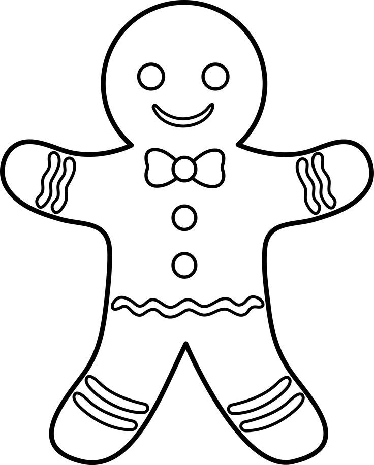 Free gingerbread man clip art gingerbread man coloring page coloring pages inspirational gingerbread man