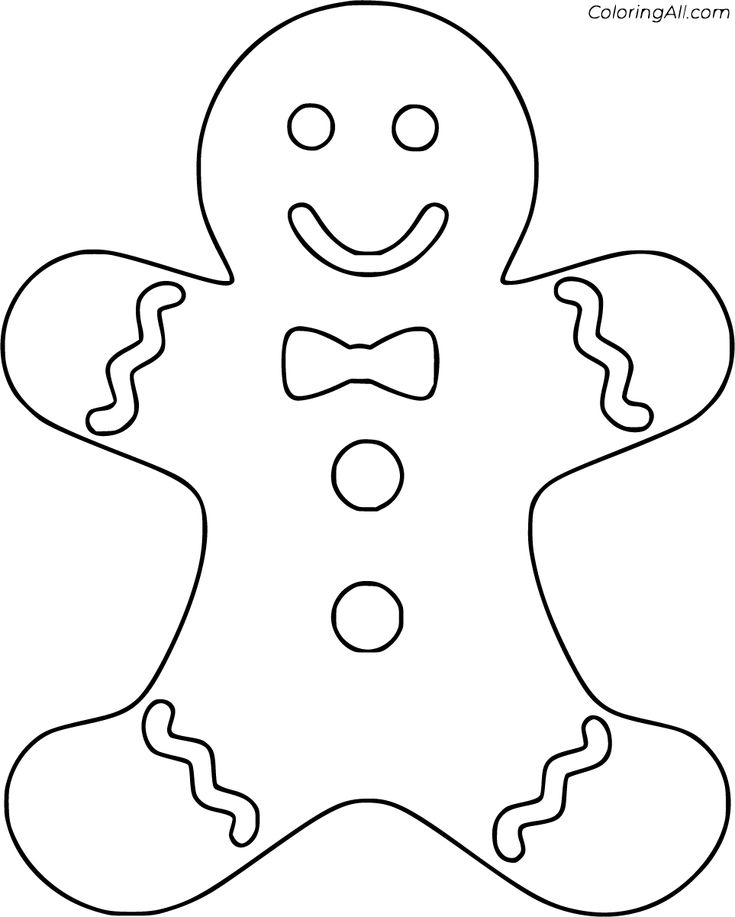 Free printable gingerbread man coloring pages in vector format easy to pâ gingerbread man coloring page christmas coloring pages gingerbread christmas decor