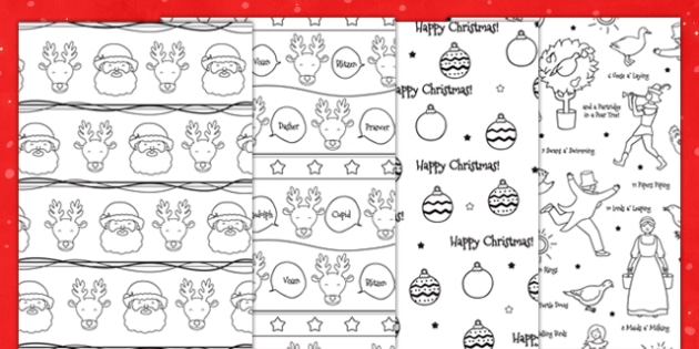 Christmas wrapping paper printable festive resources nz