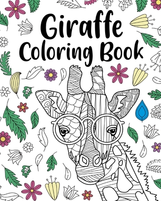 Giraffe coloring book animal coloring book floral mandala coloring pages giraffe lover gift paperback quail ridge books