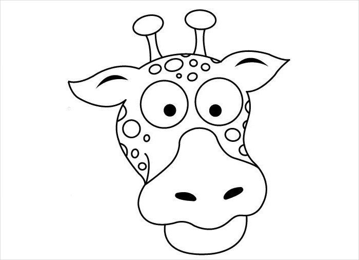 Image result for giraffe face template animal mask templates animal templates animal masks