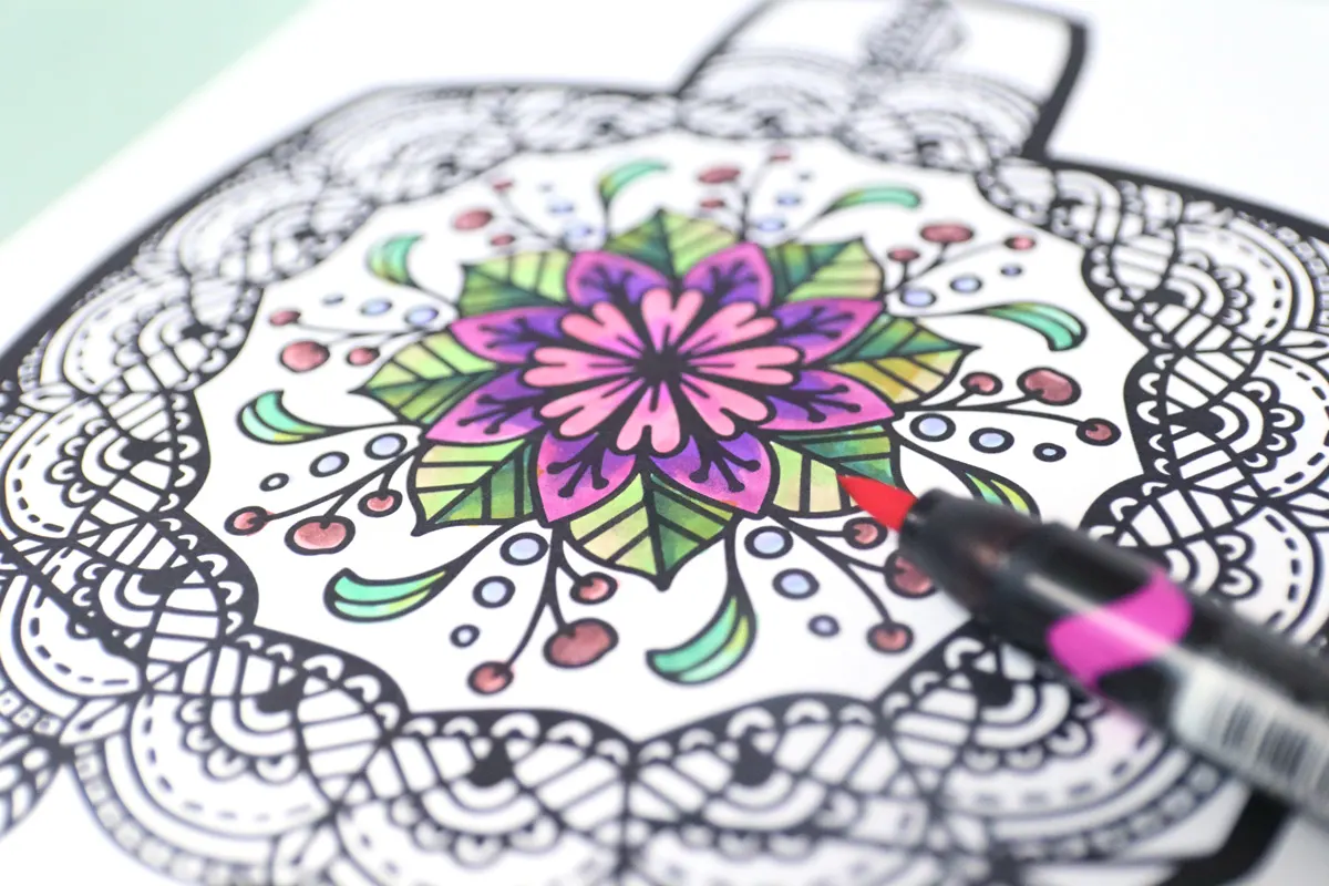 Dreidel coloring page free printable
