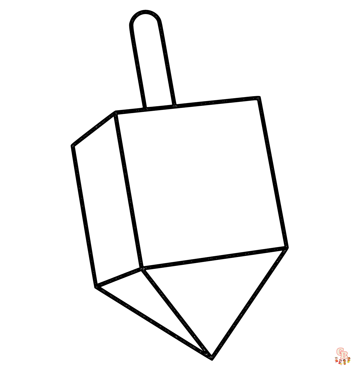 Printable dreidel coloring pages free for kids and adults