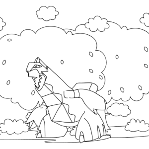 Duraludon coloring pages printable for free download