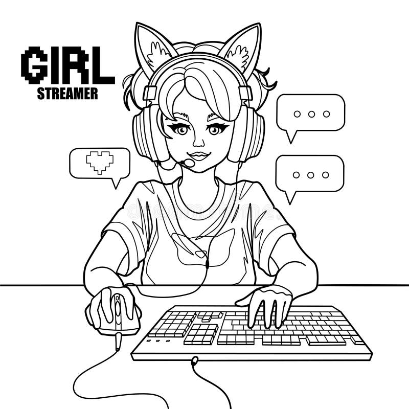 Keyboard coloring stock illustrations â keyboard coloring stock illustrations vectors clipart