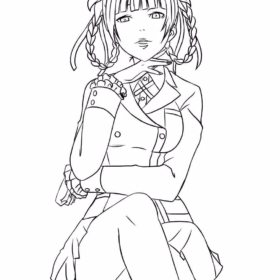 Anime colouring pages printable for free download
