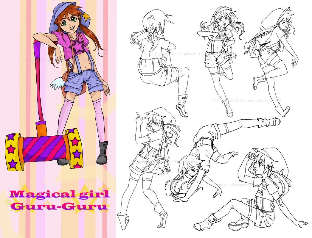 Magical girl guru guru
