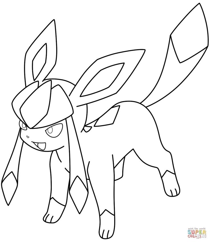 Pokemon glaceon coloring pages â from the thousands of images on