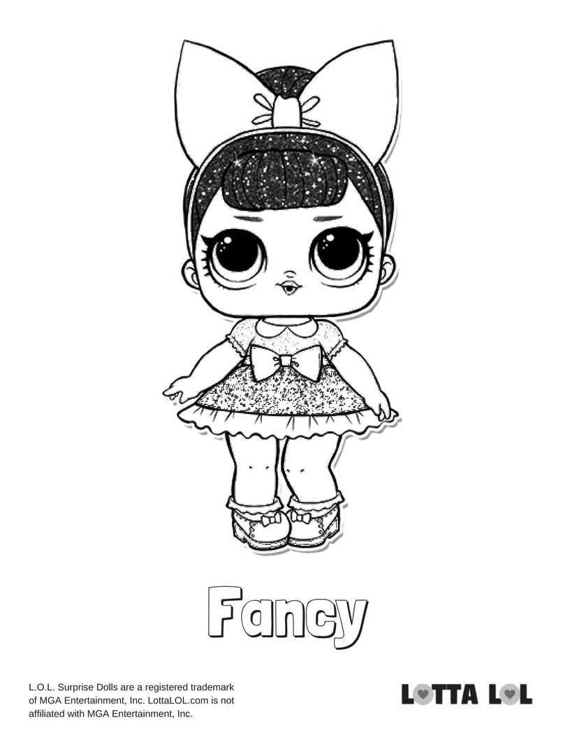 Fancy glitter coloring page lotta lol unicorn coloring pages cute coloring pages coloring pages