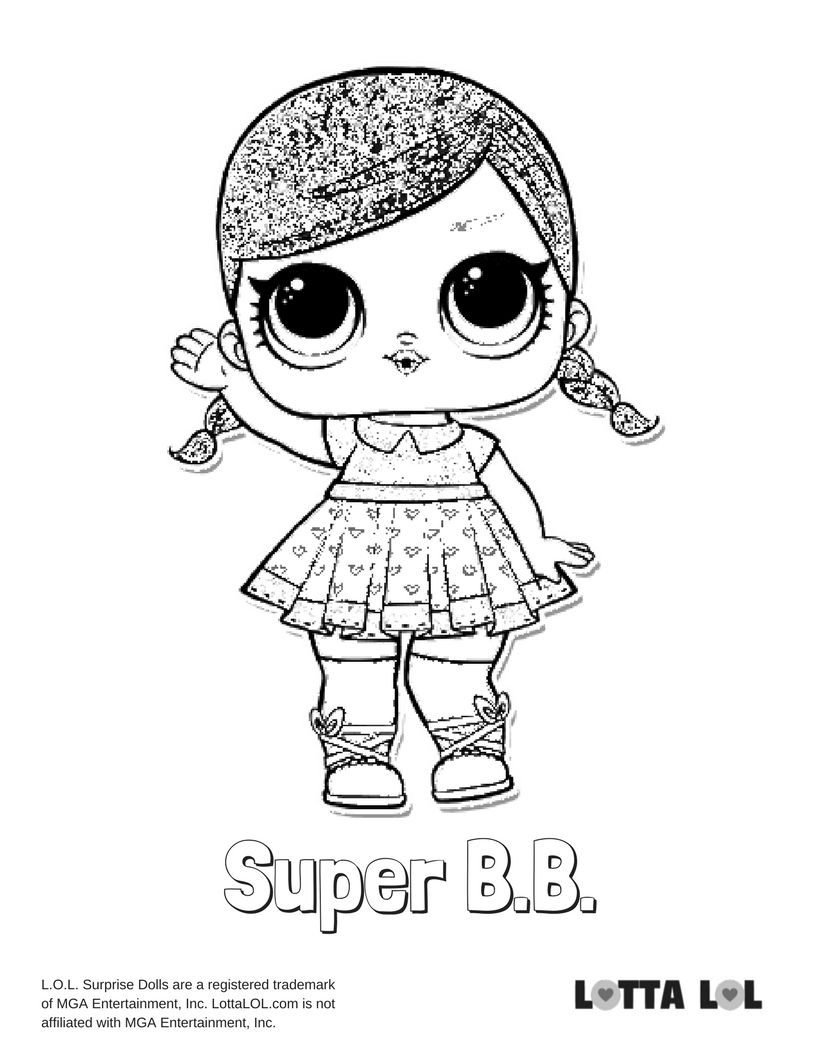 Super bb glitter coloring page lotta lol monster coloring pages minion coloring pages coloring pages