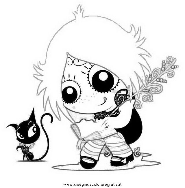 Rubygloom cartoni rubygloom disegno da colorare ruby gloom coloring pages cute coloring pages