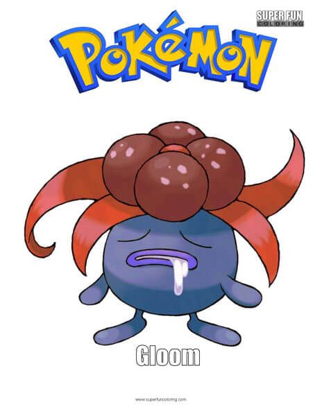 Gloom pokemon coloring page in pokemon coloring pages pokemon coloring pokemon