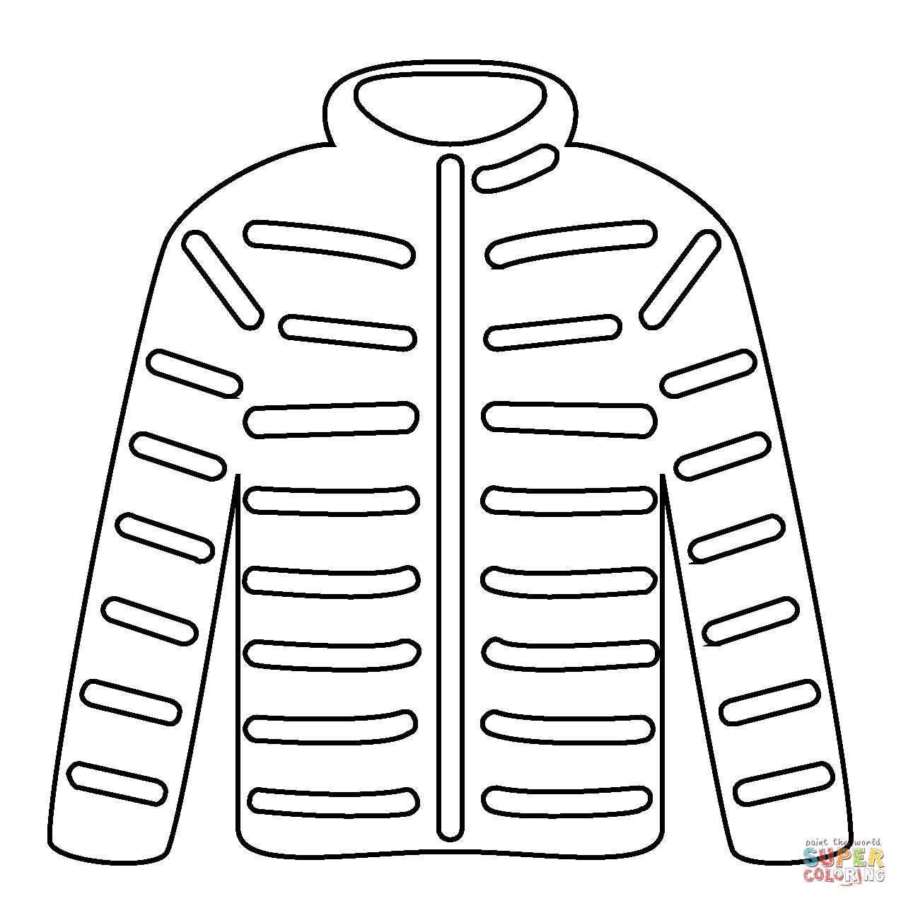 Coat emoji coloring page free printable coloring pages
