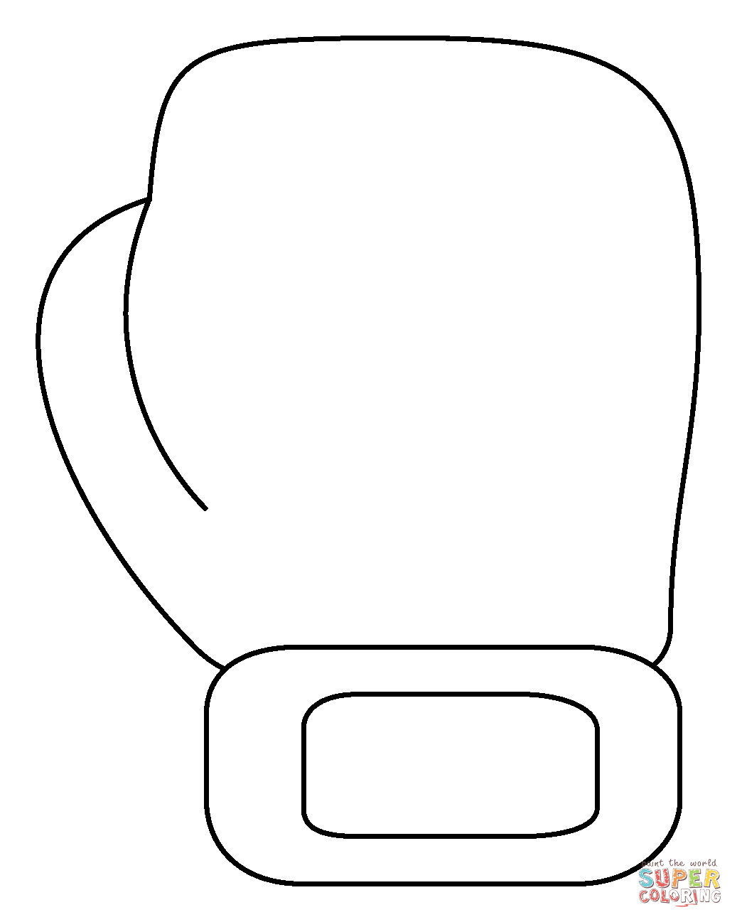 Boxing glove emoji coloring page free printable coloring pages