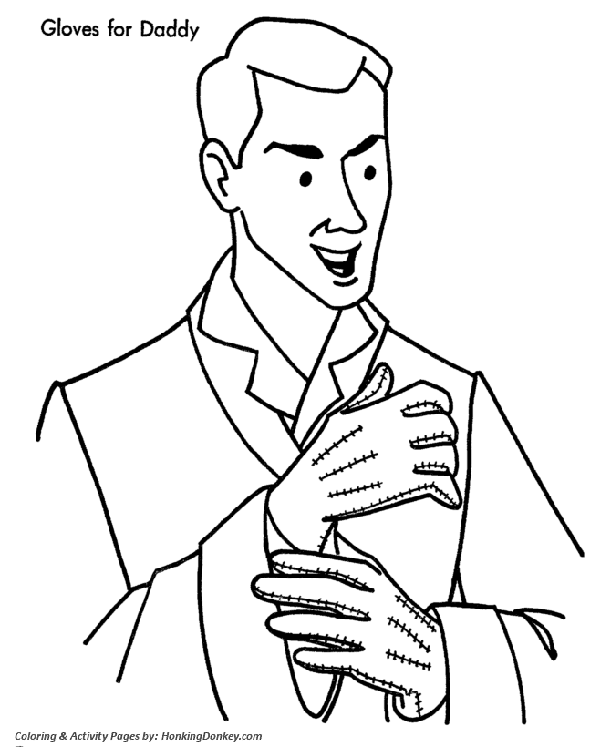 Christmas morning coloring pages