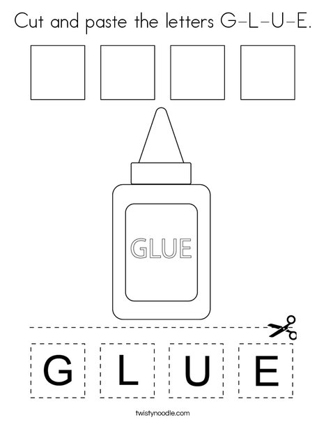Cut and paste the letters g