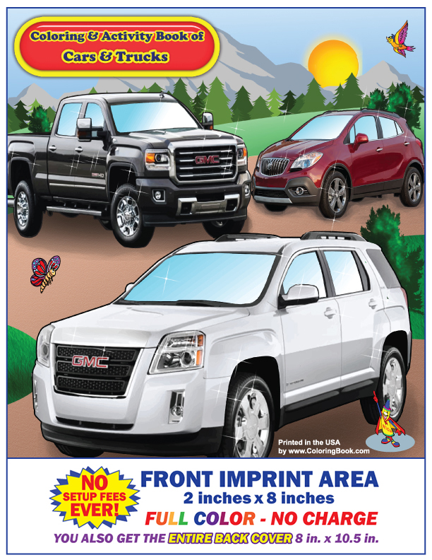 Gmc imprint coloring book