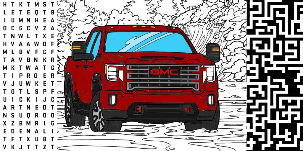 Gmc on x looking for some fun activities for the kids while you all stay homelikeapro weve got you covered get coloring pages word games mazes and more and be sure to