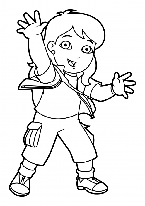 Alicia marquez coloring pages go diego go coloring pages