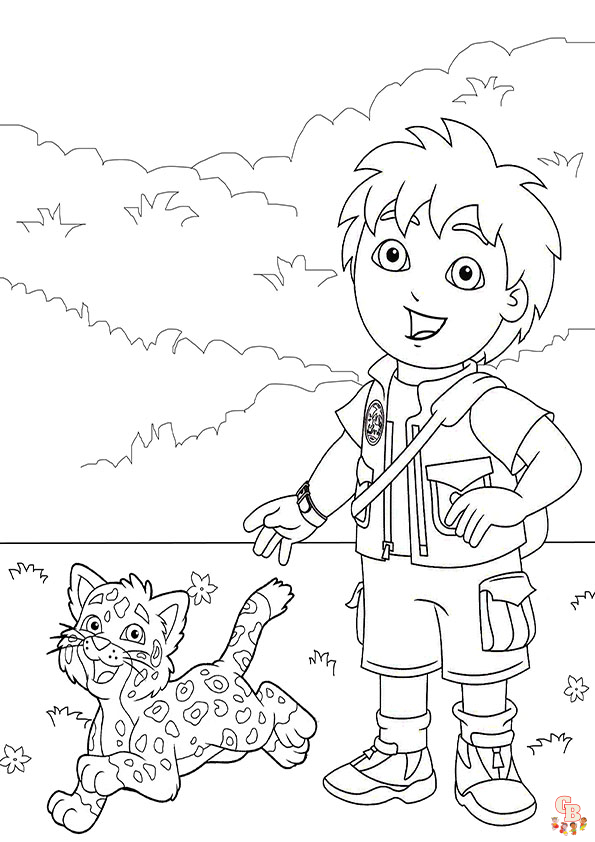 Free printable jaguar coloring pages for kids