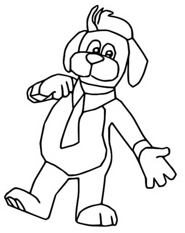 Coloring page go dog go the barkapellas