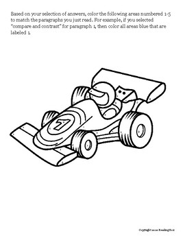 Text structures color by number go karts