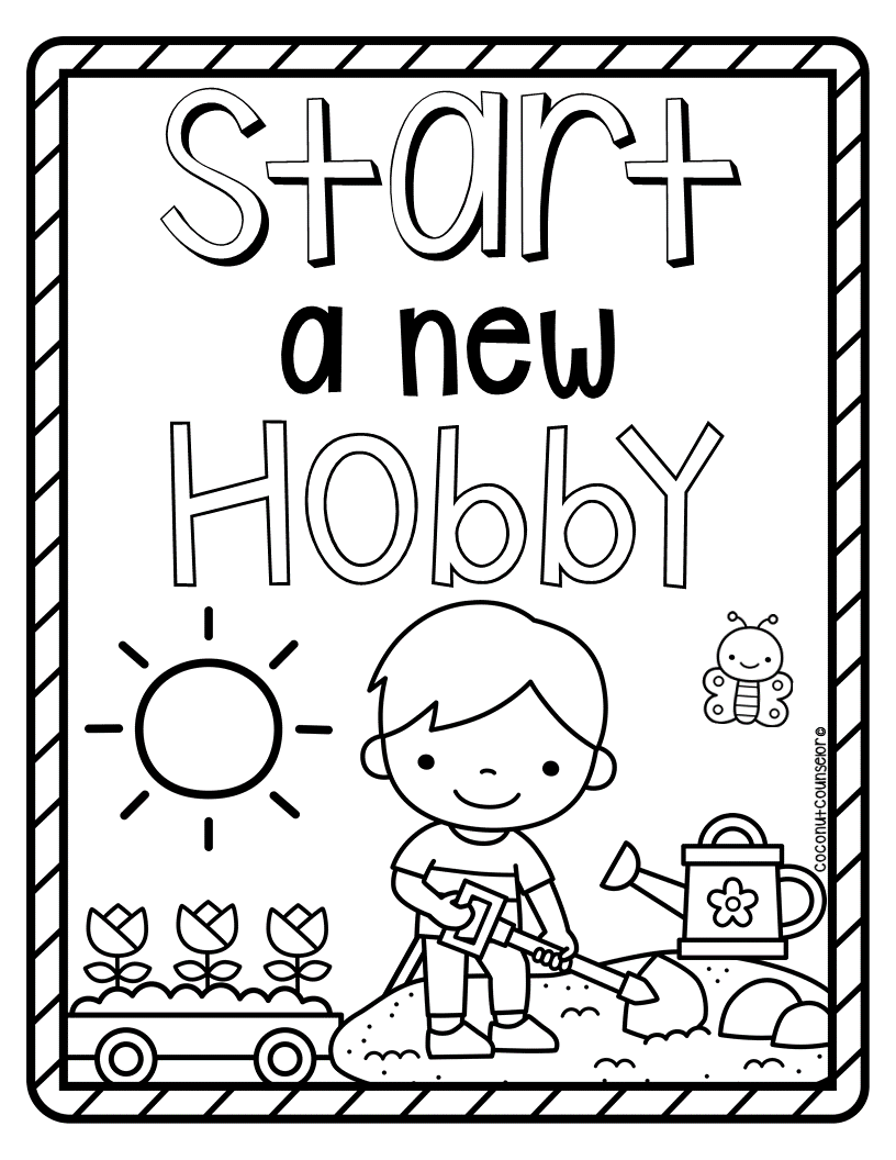 Goal setting coloring pages made by teachers